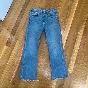 Zara mini flare jeans
